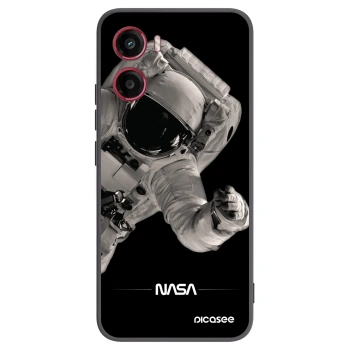 Picasee husă neagră din silicon pentru Motorola Moto G05 - Astronaut Big