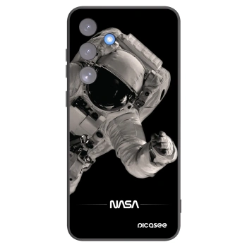 Picasee husă neagră din silicon pentru Samsung Galaxy S25 FE 5G - Astronaut Big