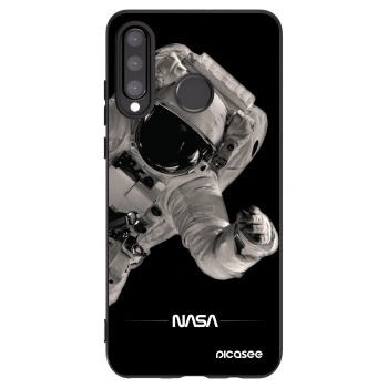 Picasee husă neagră din silicon pentru Huawei P30 Lite - Astronaut Big
