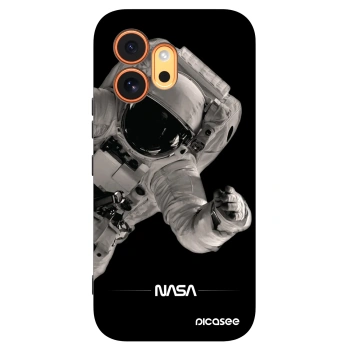 Picasee husă neagră din silicon pentru Honor 600 - Astronaut Big