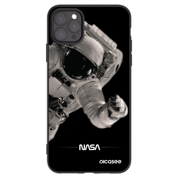 Picasee husă neagră din silicon pentru Apple iPhone 11 Pro Max - Astronaut Big