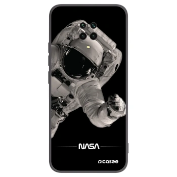 Picasee husă neagră din silicon pentru Xiaomi Redmi Note 9 Pro - Astronaut Big