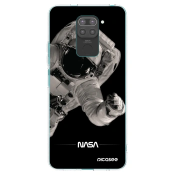 Picasee husă neagră din silicon pentru Xiaomi Redmi Note 9 - Astronaut Big