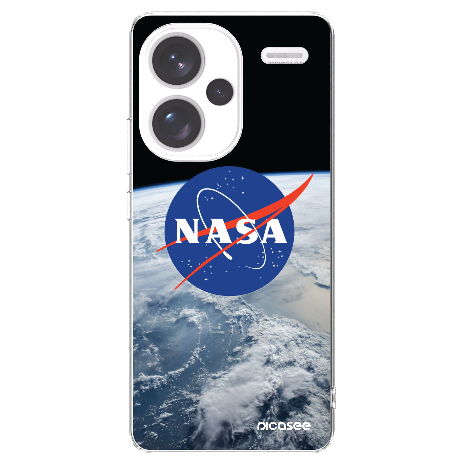 Picasee husă transparentă din silicon pentru Xiaomi Redmi Note 13 Pro+ 5G - Nasa Earth