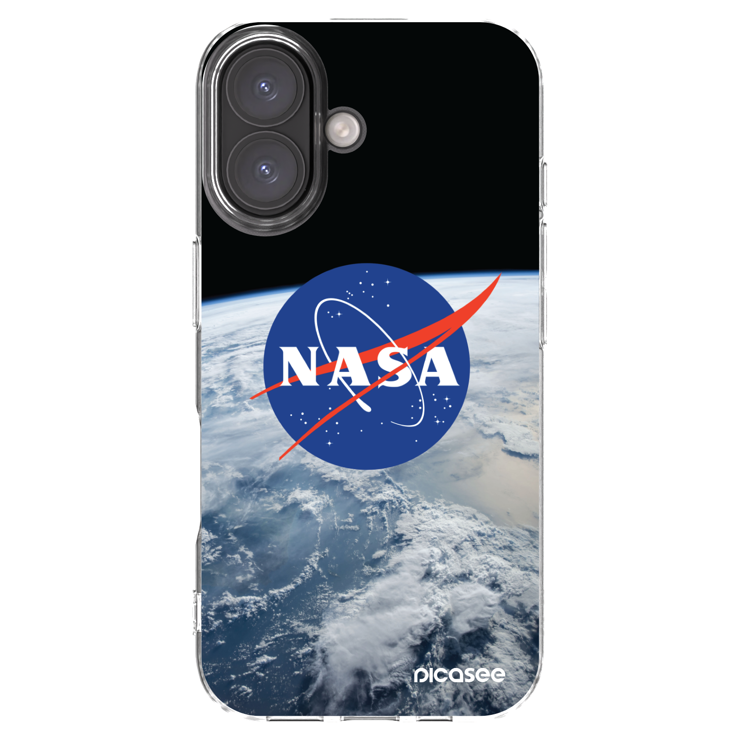 Picasee husă transparentă din silicon pentru Apple iPhone 16 - Nasa Earth