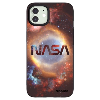 Picasee husă neagră din silicon pentru Apple iPhone 12 - Nebula