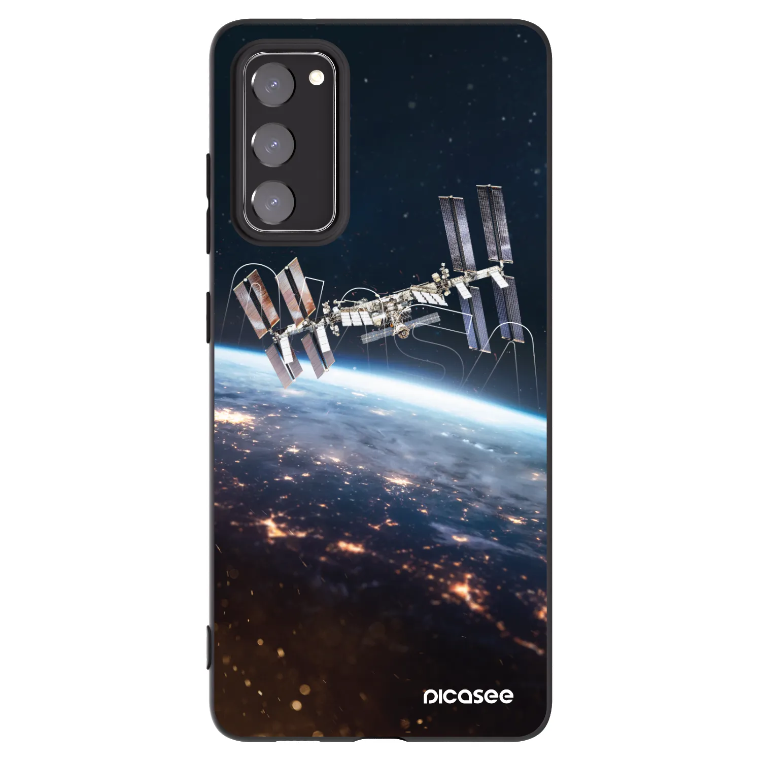Picasee husă neagră din silicon pentru Samsung Galaxy S20 FE - Station