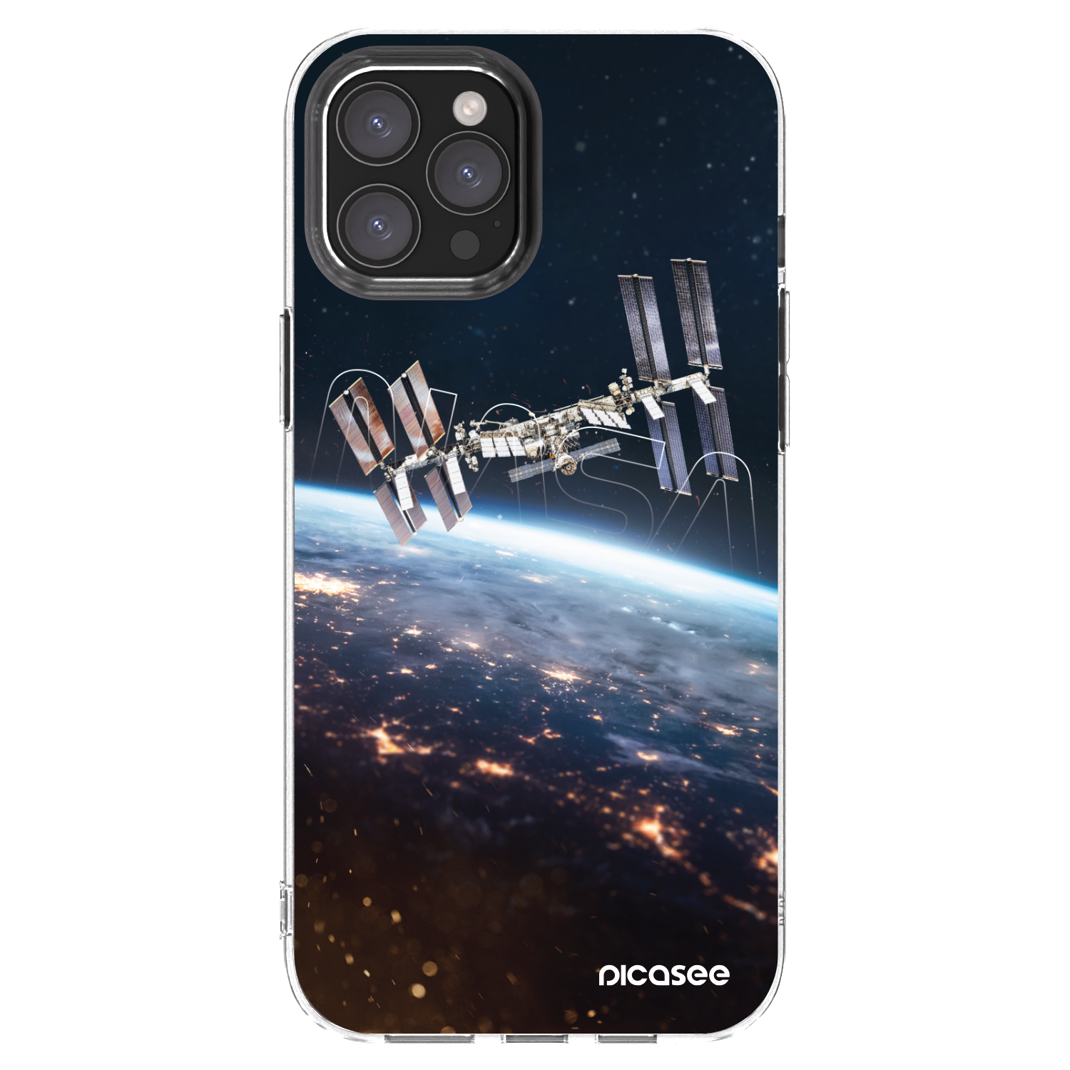 Picasee husă transparentă din silicon pentru Apple iPhone 12 Pro Max - Station