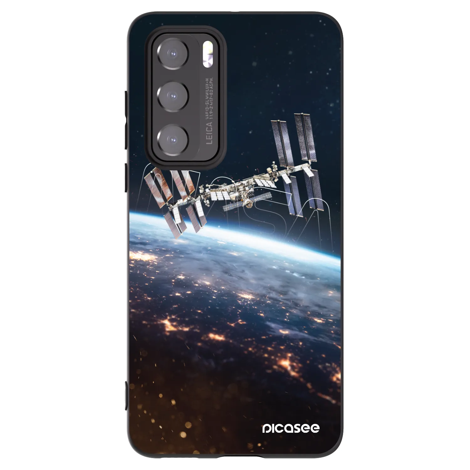 Picasee husă neagră din silicon pentru Huawei P40 - Station
