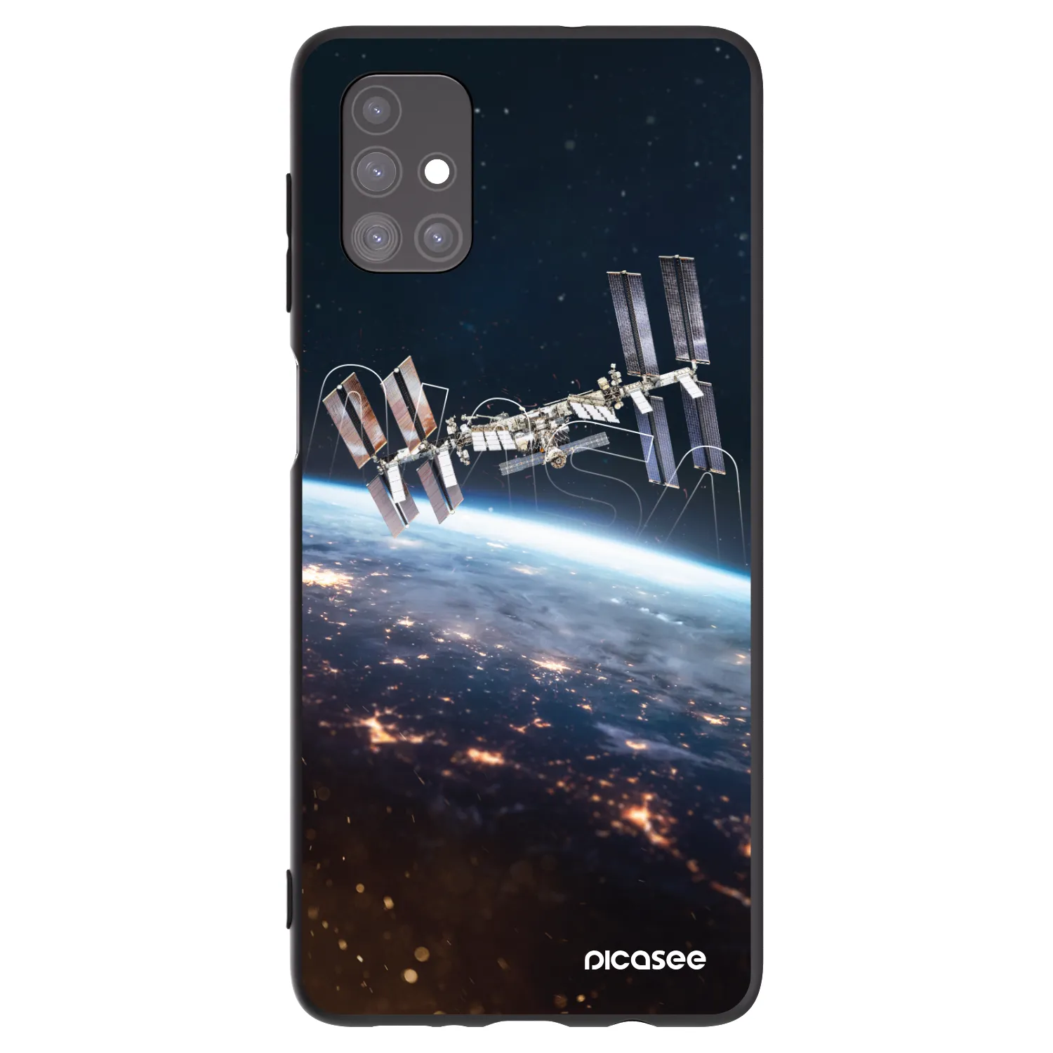 Picasee husă neagră din silicon pentru Samsung Galaxy M51 M515F - Station