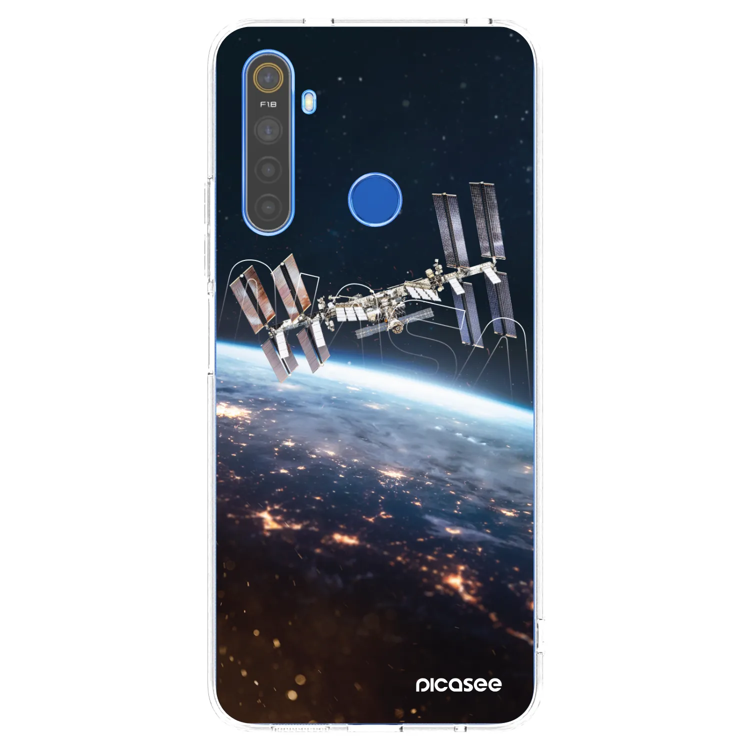 Picasee husă transparentă din silicon pentru Realme 5 - Station