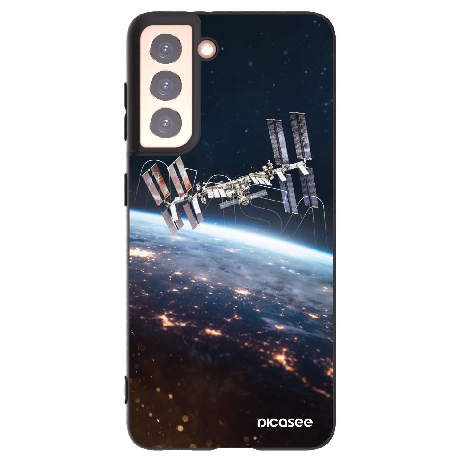 Picasee husă neagră din silicon pentru Samsung Galaxy S21 5G G991B - Station