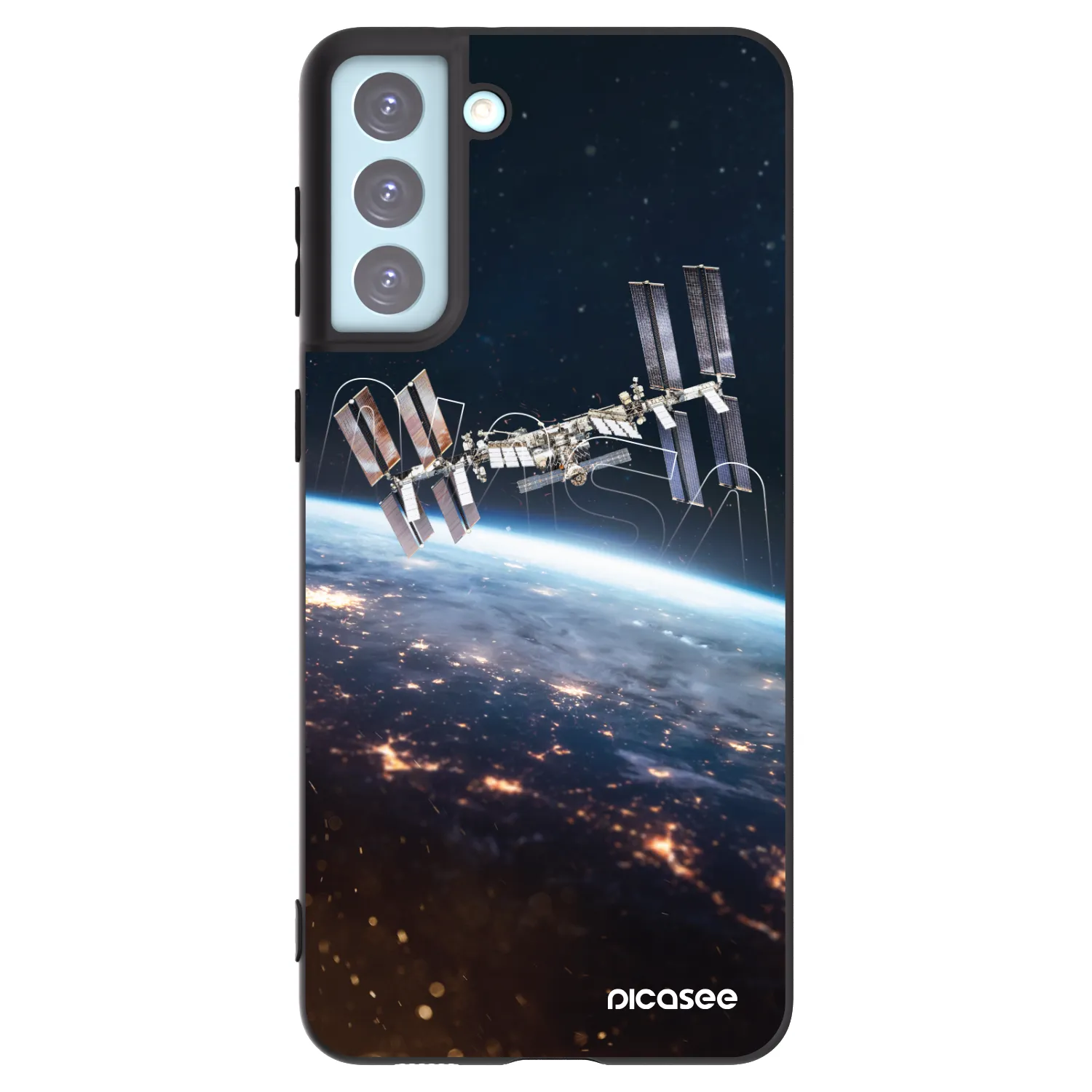 Picasee husă neagră din silicon pentru Samsung Galaxy S21+ 5G G996F - Station