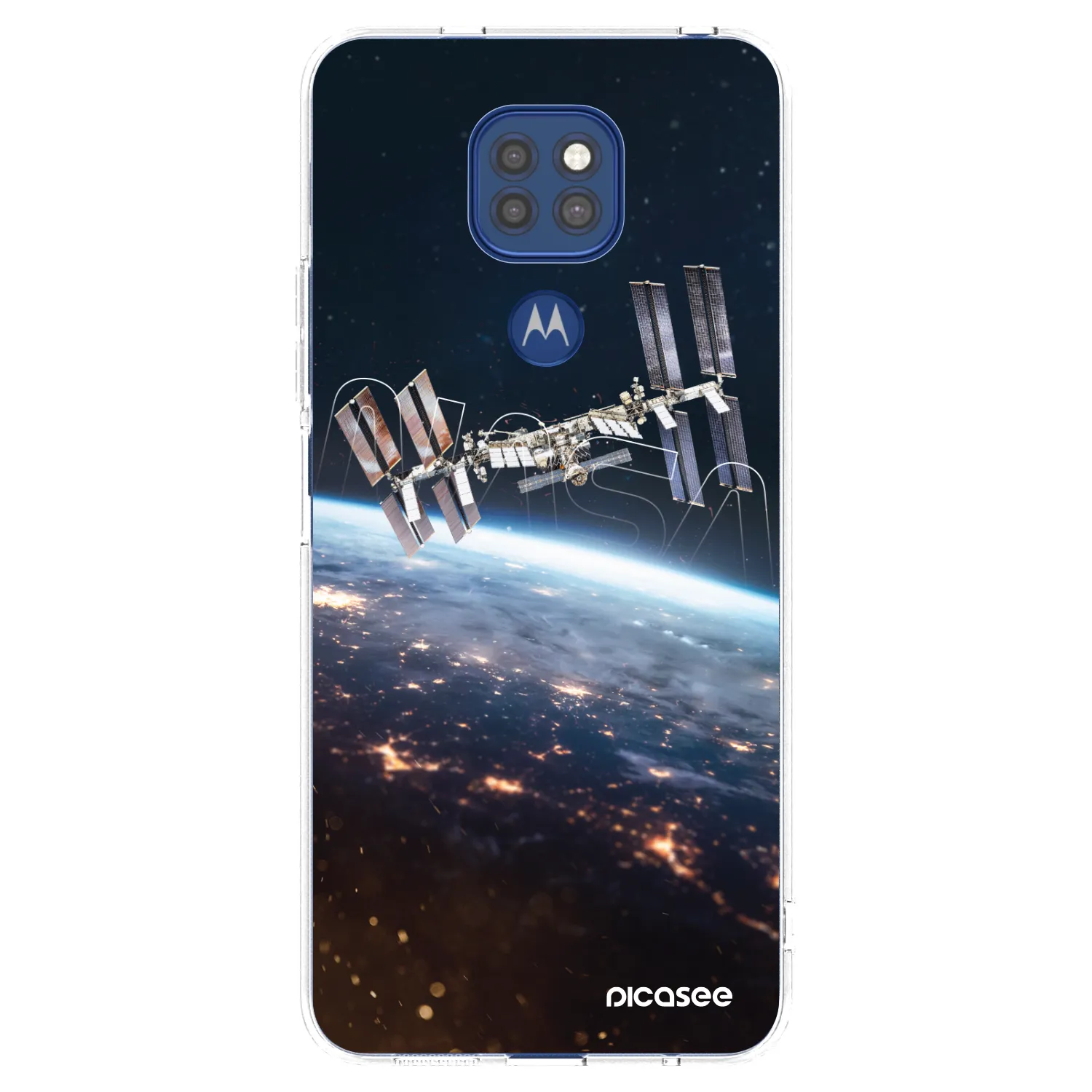 Picasee husă transparentă din silicon pentru Motorola Moto G9 Play - Station