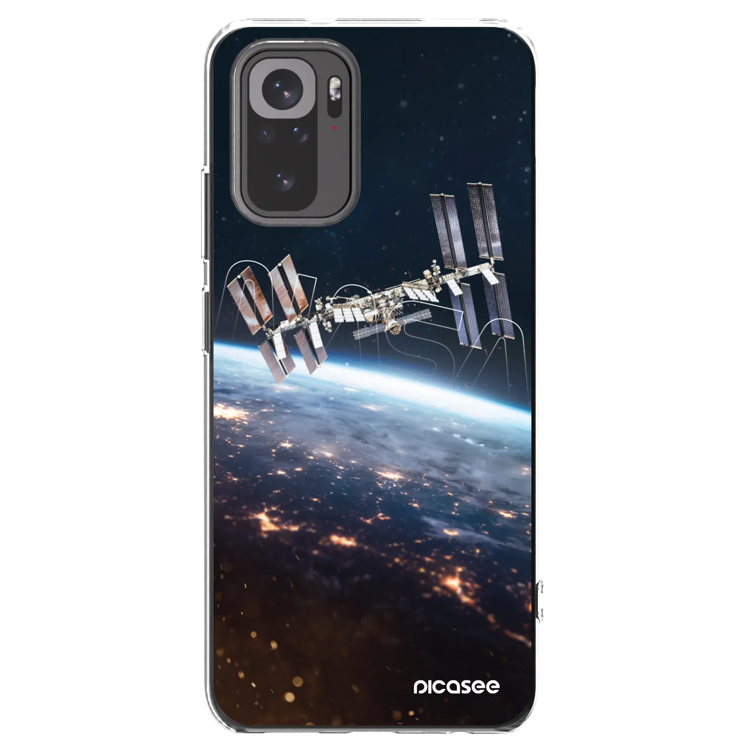 Picasee husă transparentă din silicon pentru Xiaomi Redmi Note 10 - Station