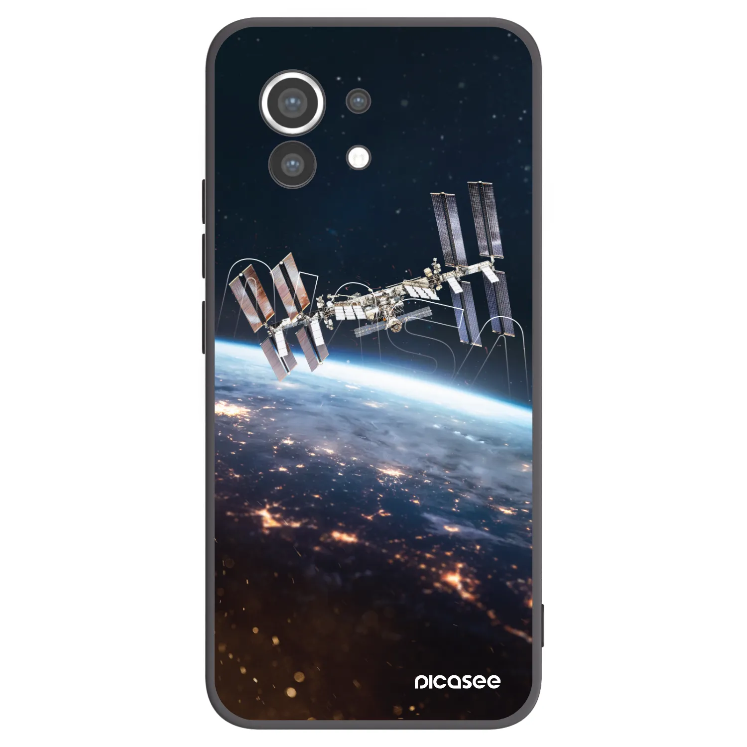 Picasee husă neagră din silicon pentru Xiaomi Mi 11 - Station