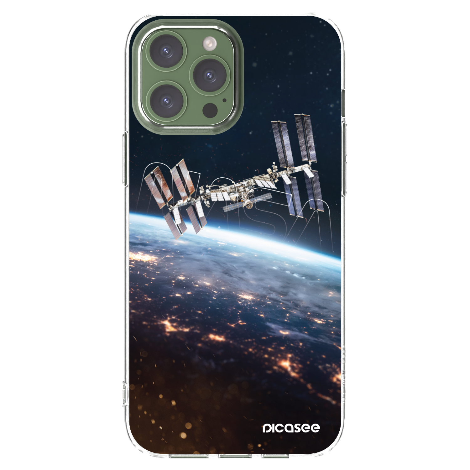 Picasee husă transparentă din silicon pentru Apple iPhone 13 Pro Max - Station