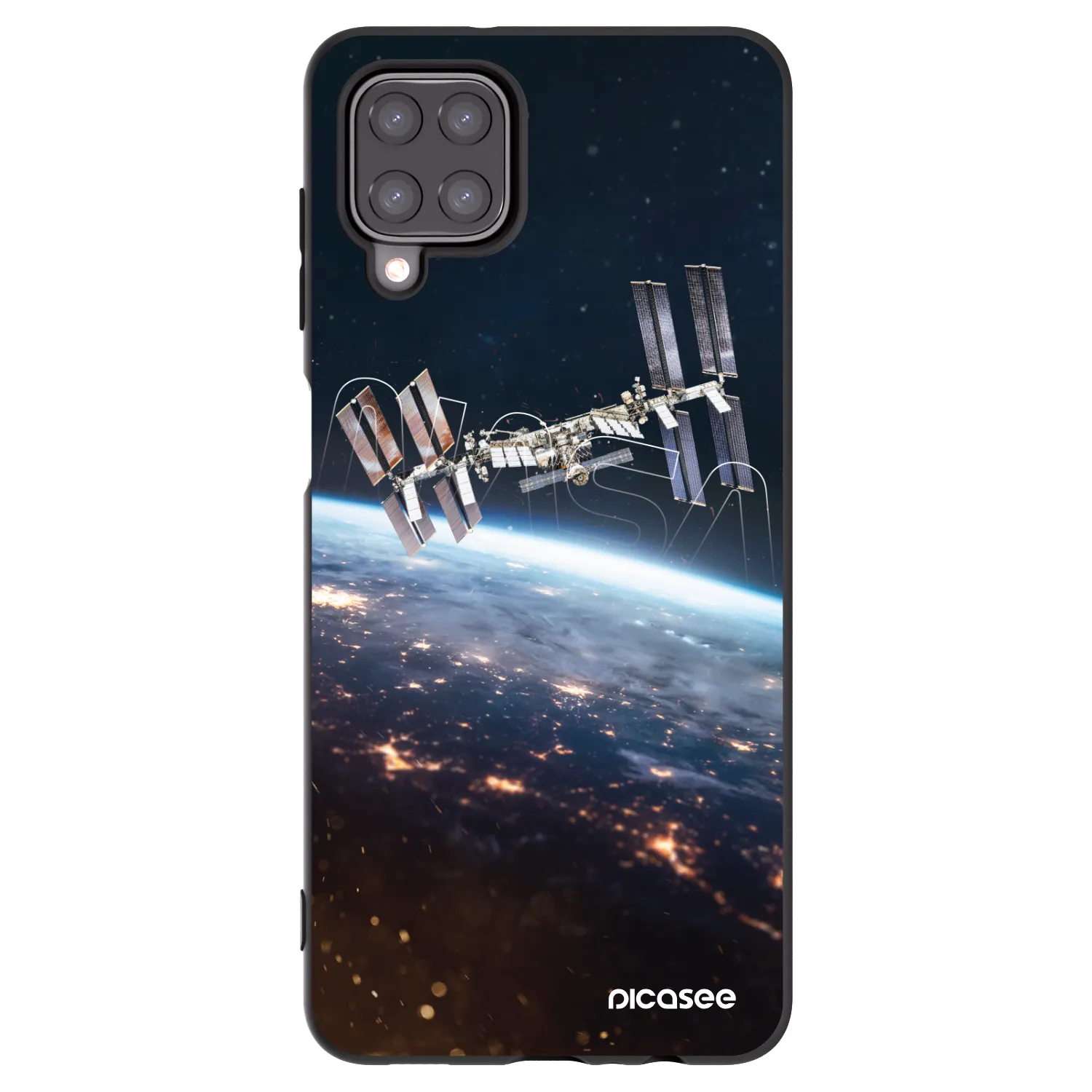 Picasee husă neagră din silicon pentru Samsung Galaxy M12 M127F - Station