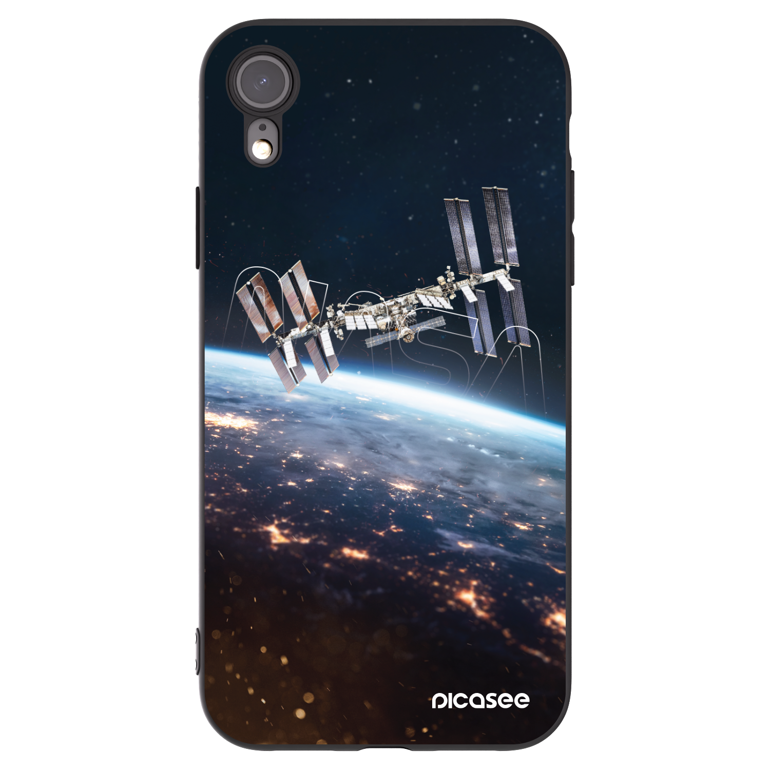 Picasee husă neagră din silicon pentru Apple iPhone XR - Station