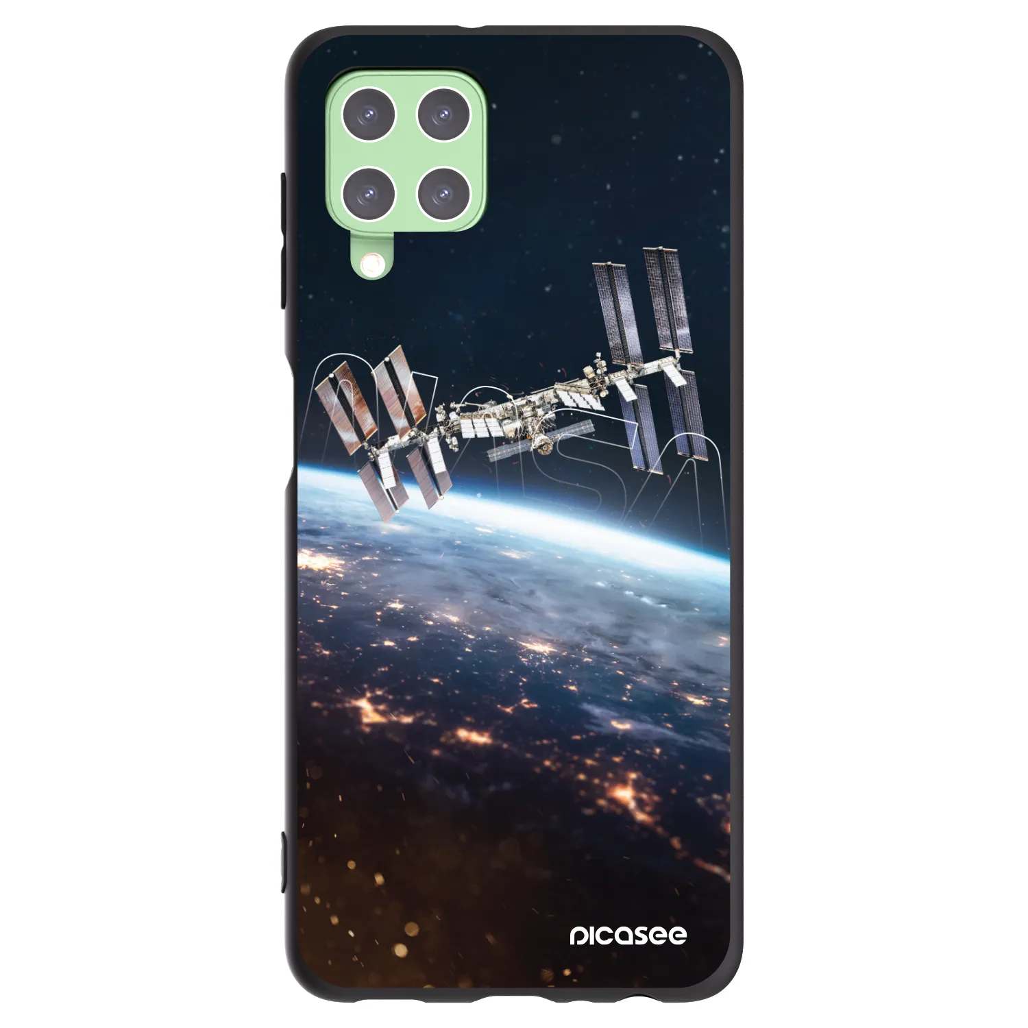Picasee husă neagră din silicon pentru Samsung Galaxy A22 A225F 4G - Station