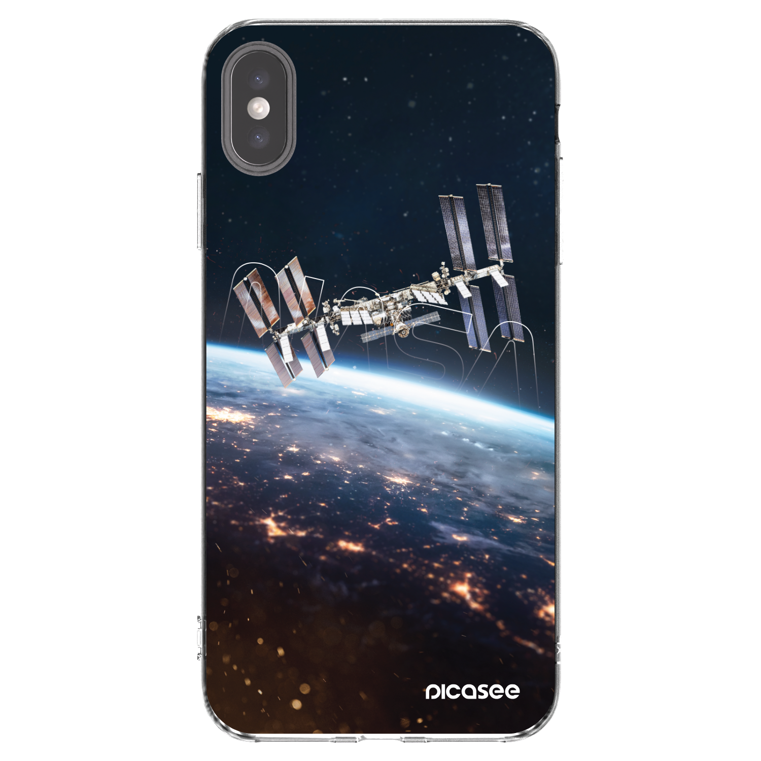 Picasee husă transparentă din silicon pentru Apple iPhone XS Max - Station