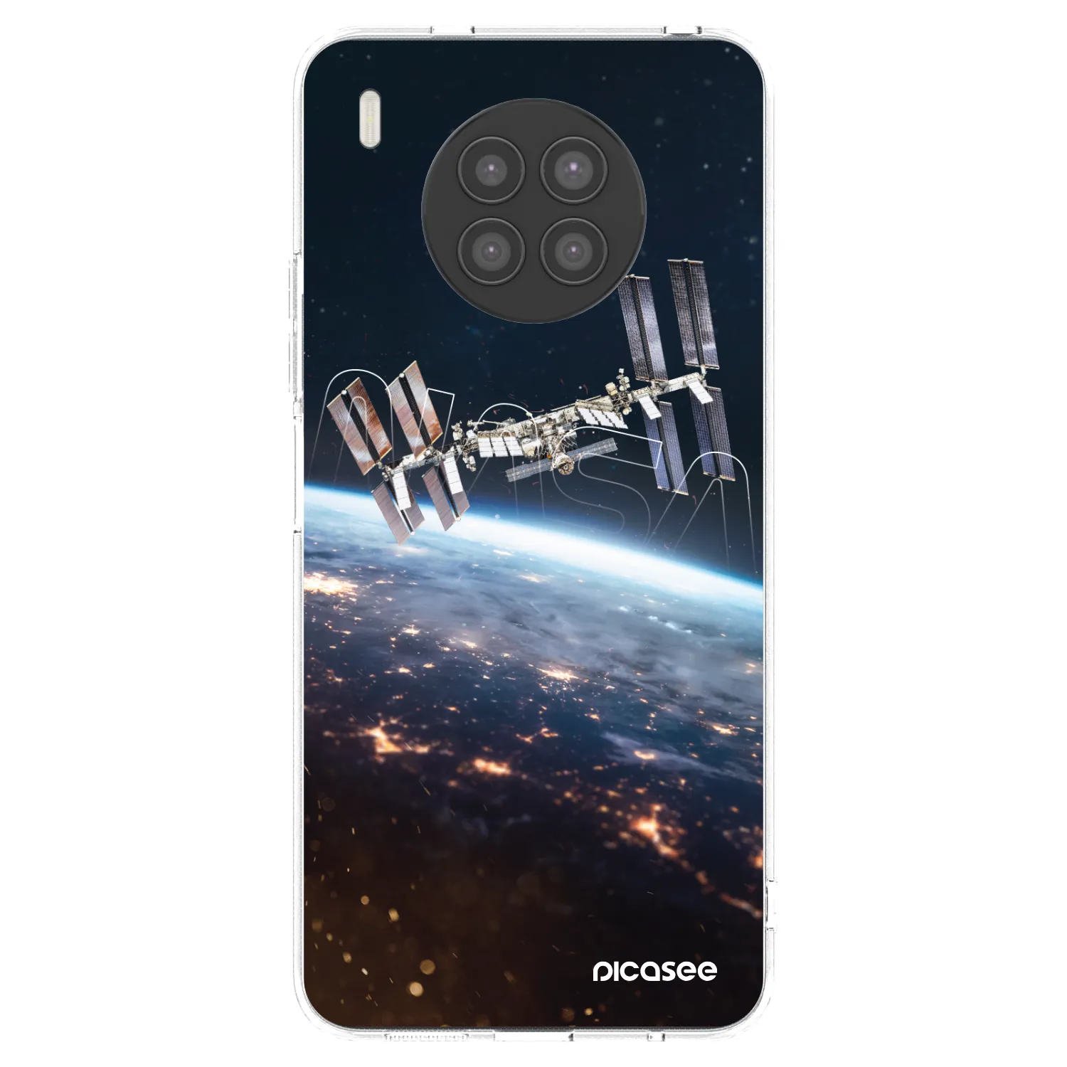 Picasee husă transparentă din silicon pentru Huawei Nova 8i - Station