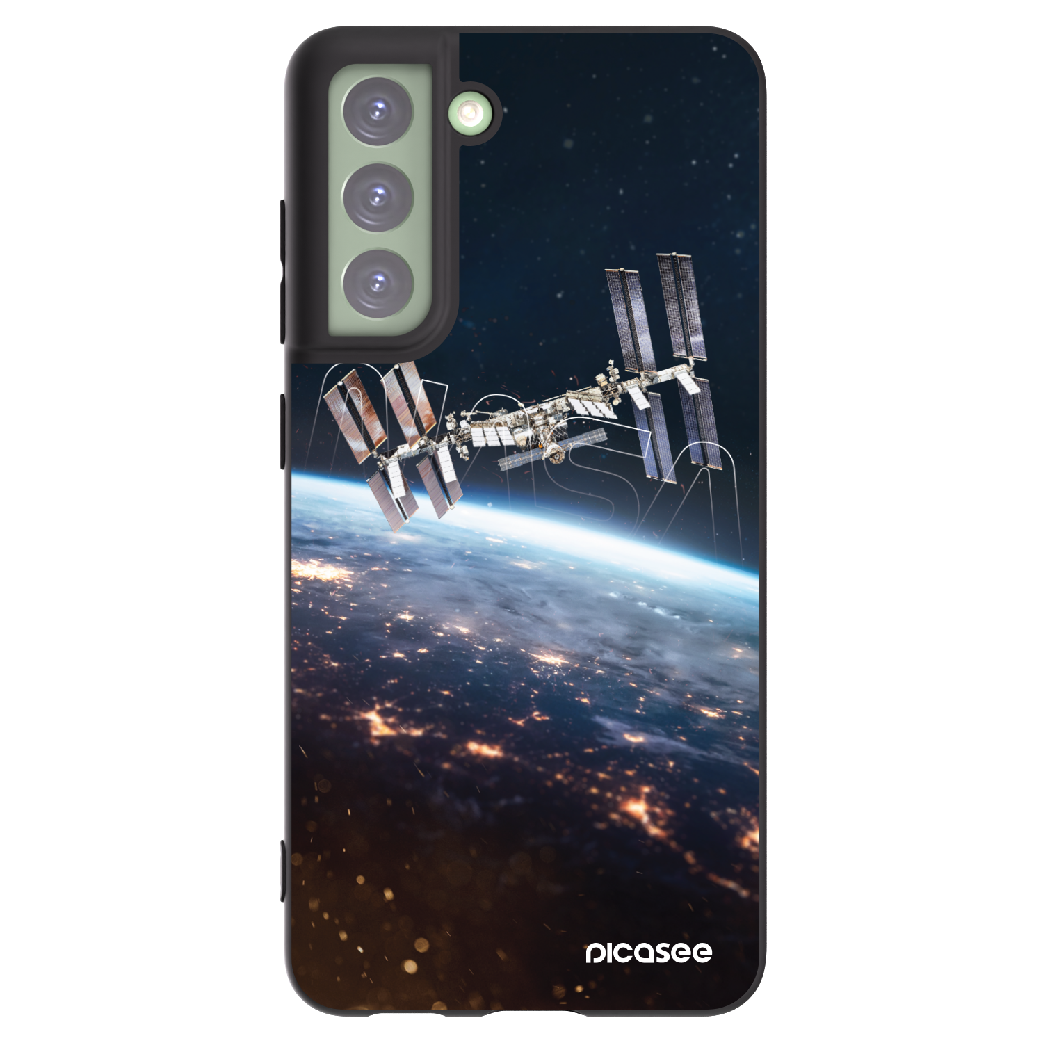 Picasee husă neagră din silicon pentru Samsung Galaxy S21 FE 5G - Station