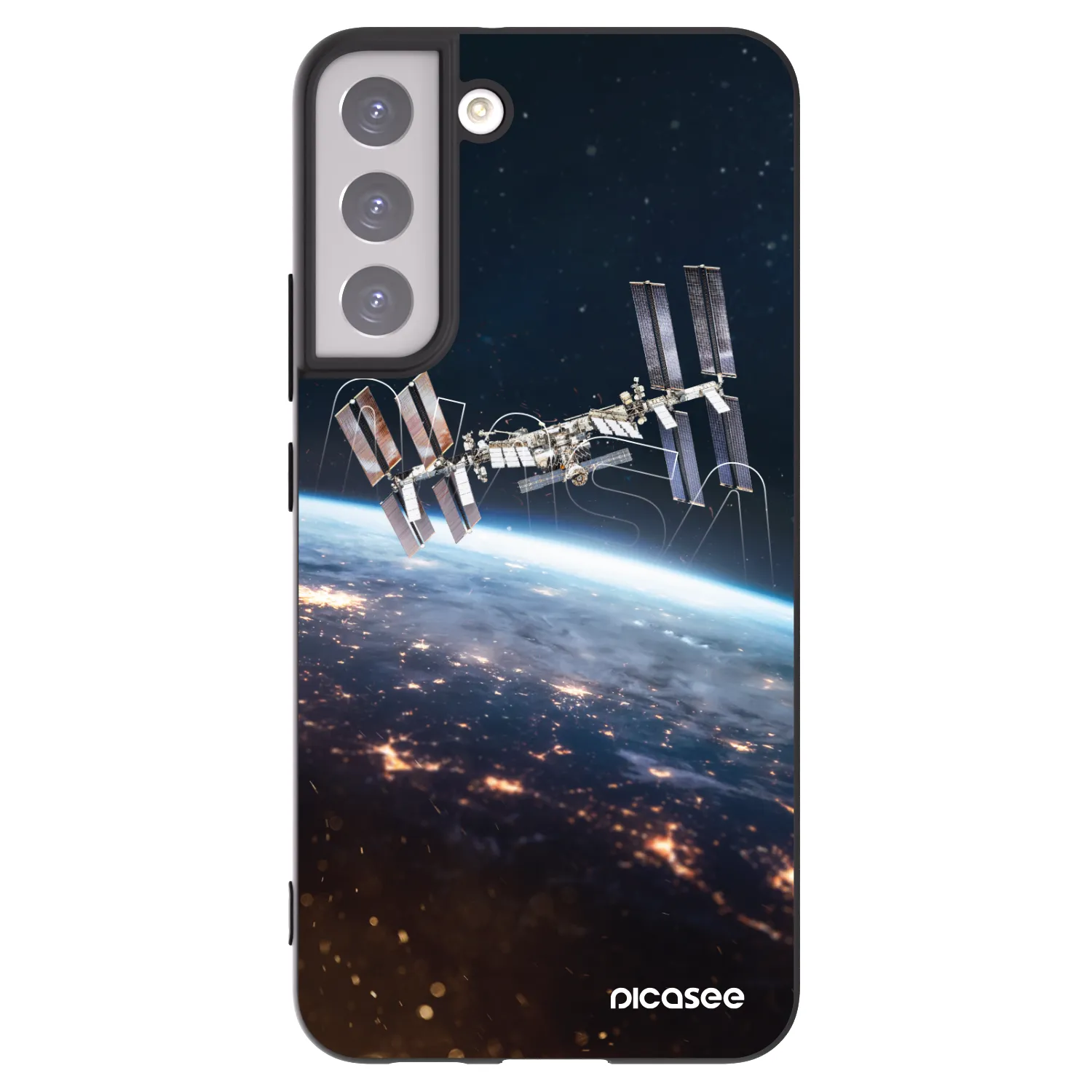 Picasee husă neagră din silicon pentru Samsung Galaxy S22+ 5G - Station