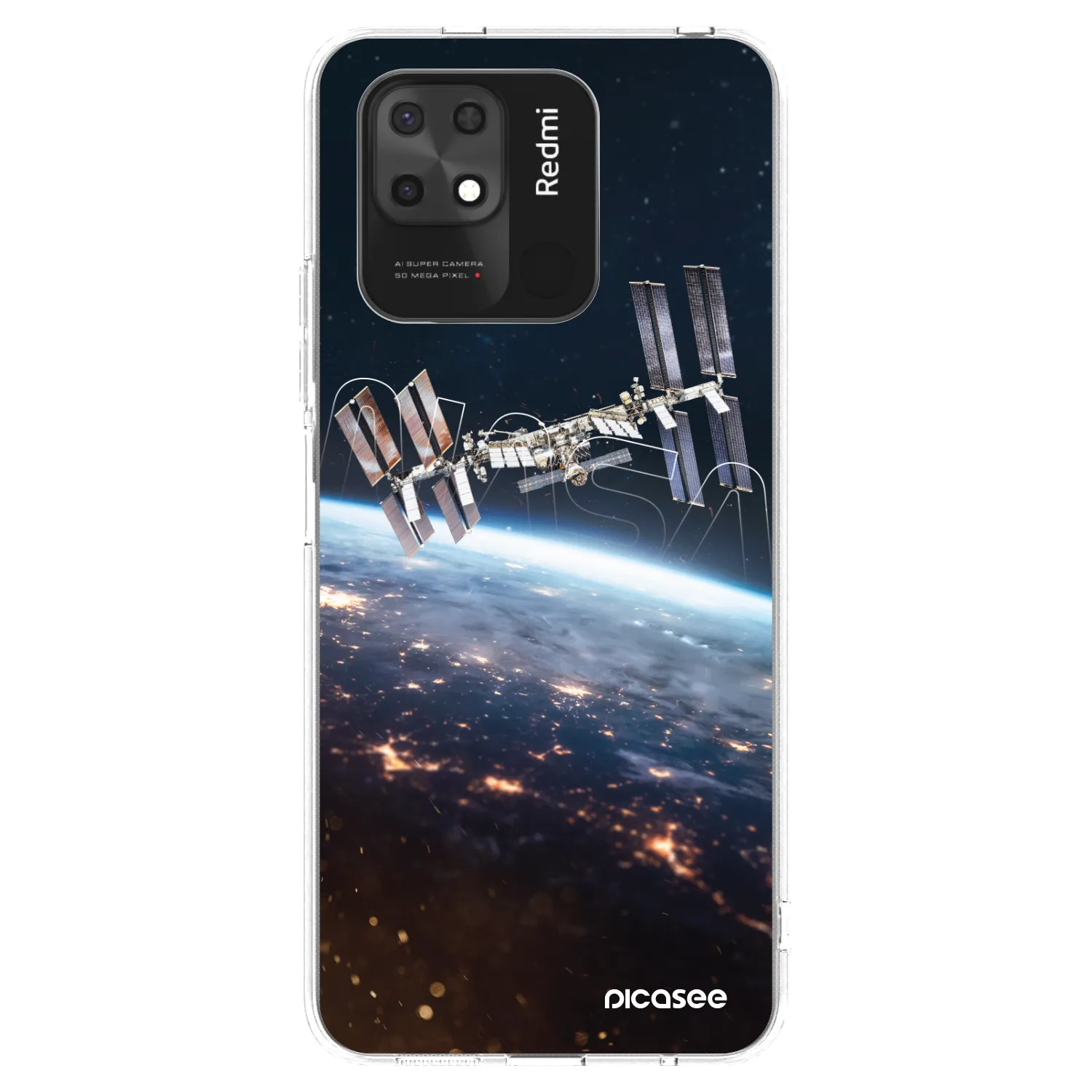 Picasee husă transparentă din silicon pentru Xiaomi Redmi 10C - Station