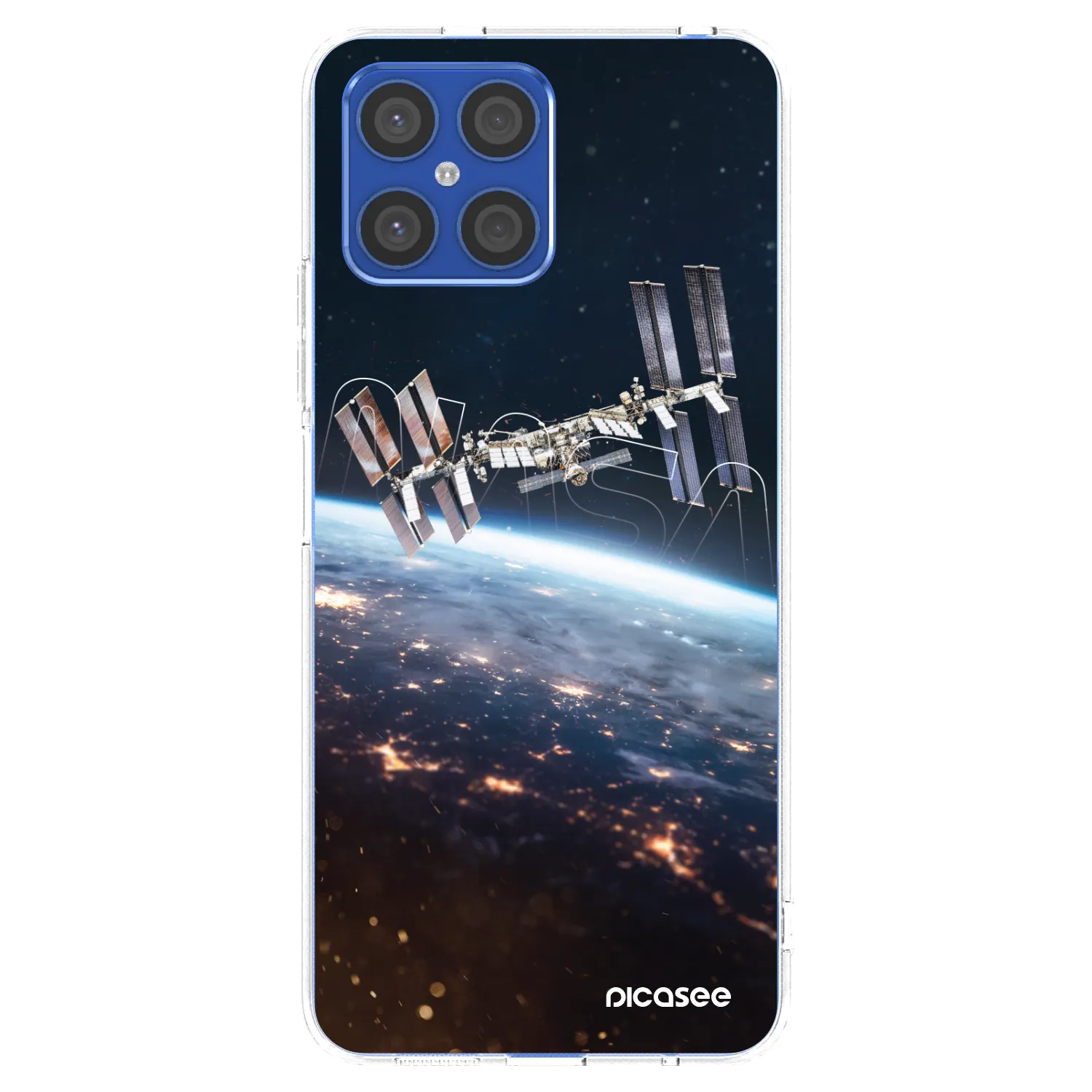 Picasee husă transparentă din silicon pentru Honor X8 4G - Station