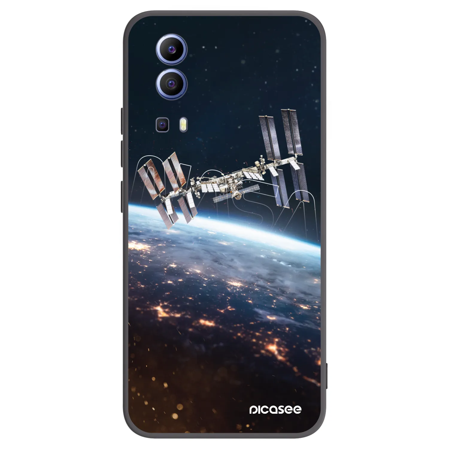 Picasee husă neagră din silicon pentru Vivo Y52 5G - Station