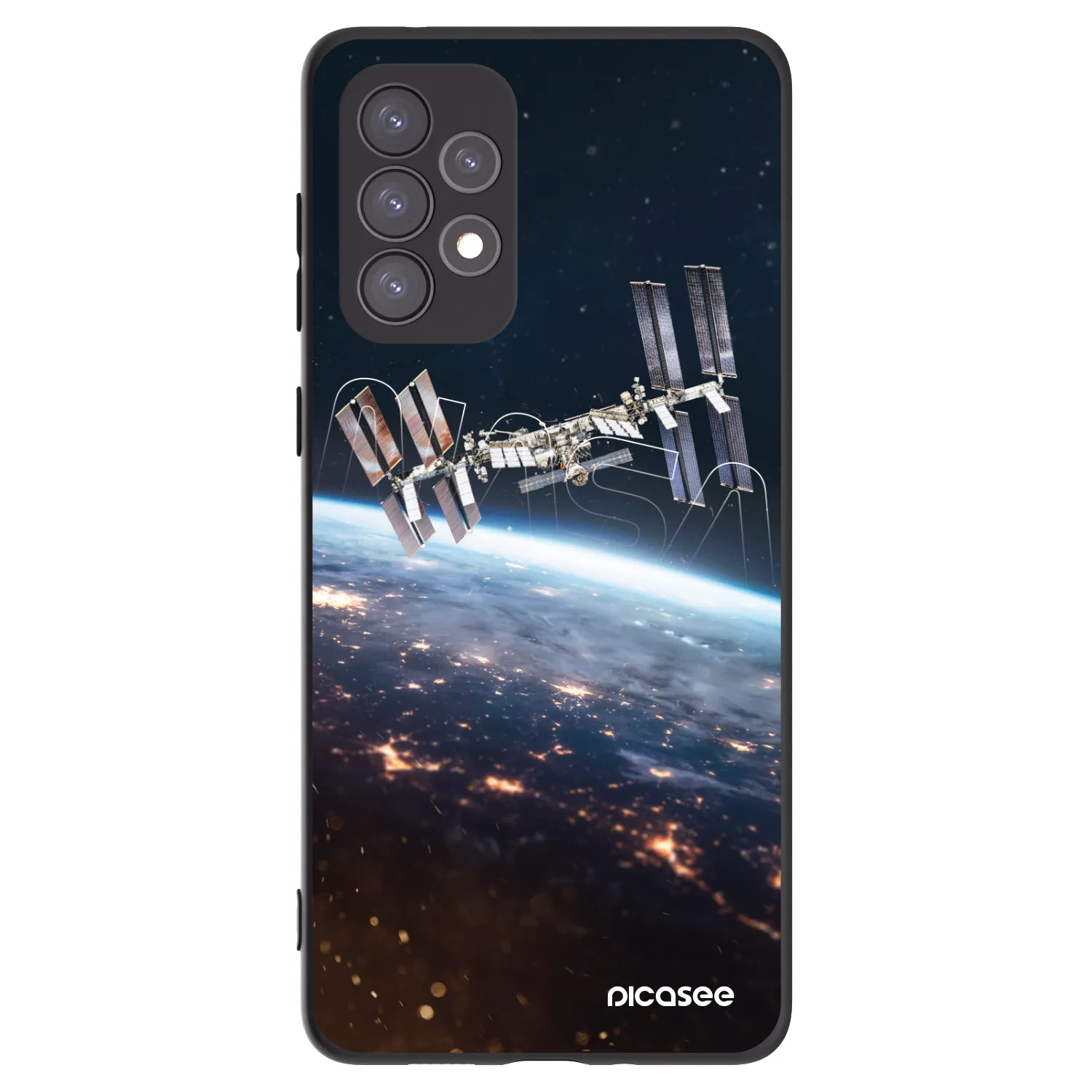 Picasee husă neagră din silicon pentru Samsung Galaxy A73 5G - Station