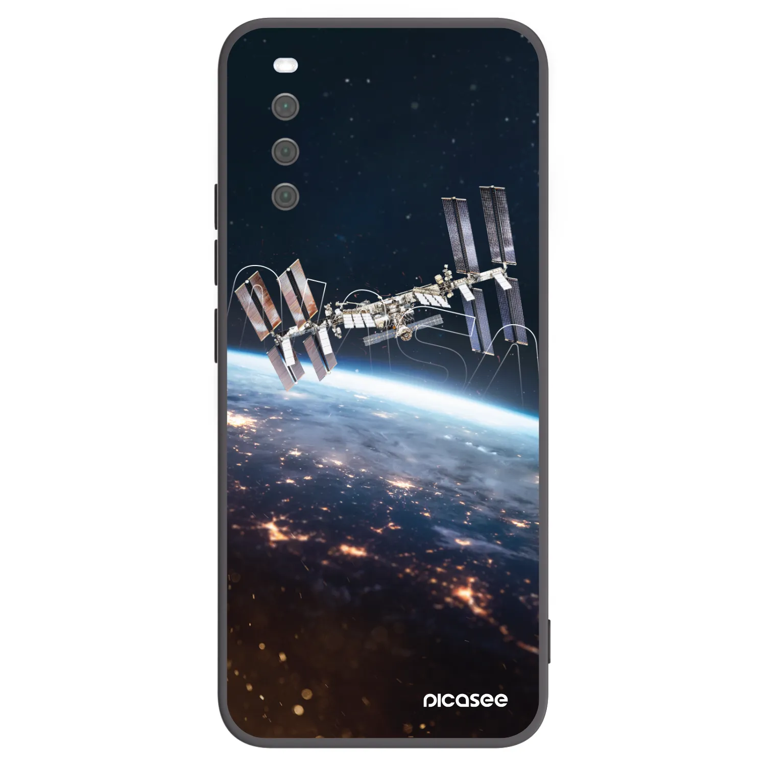 Picasee husă neagră din silicon pentru Sony Xperia 10 III - Station