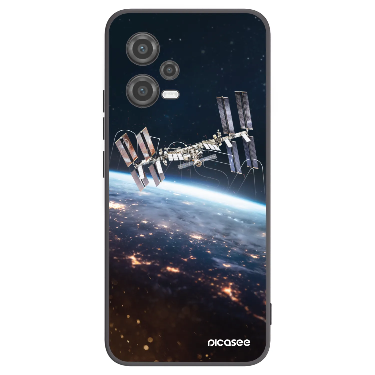 Picasee husă neagră din silicon pentru Xiaomi Poco X5 - Station