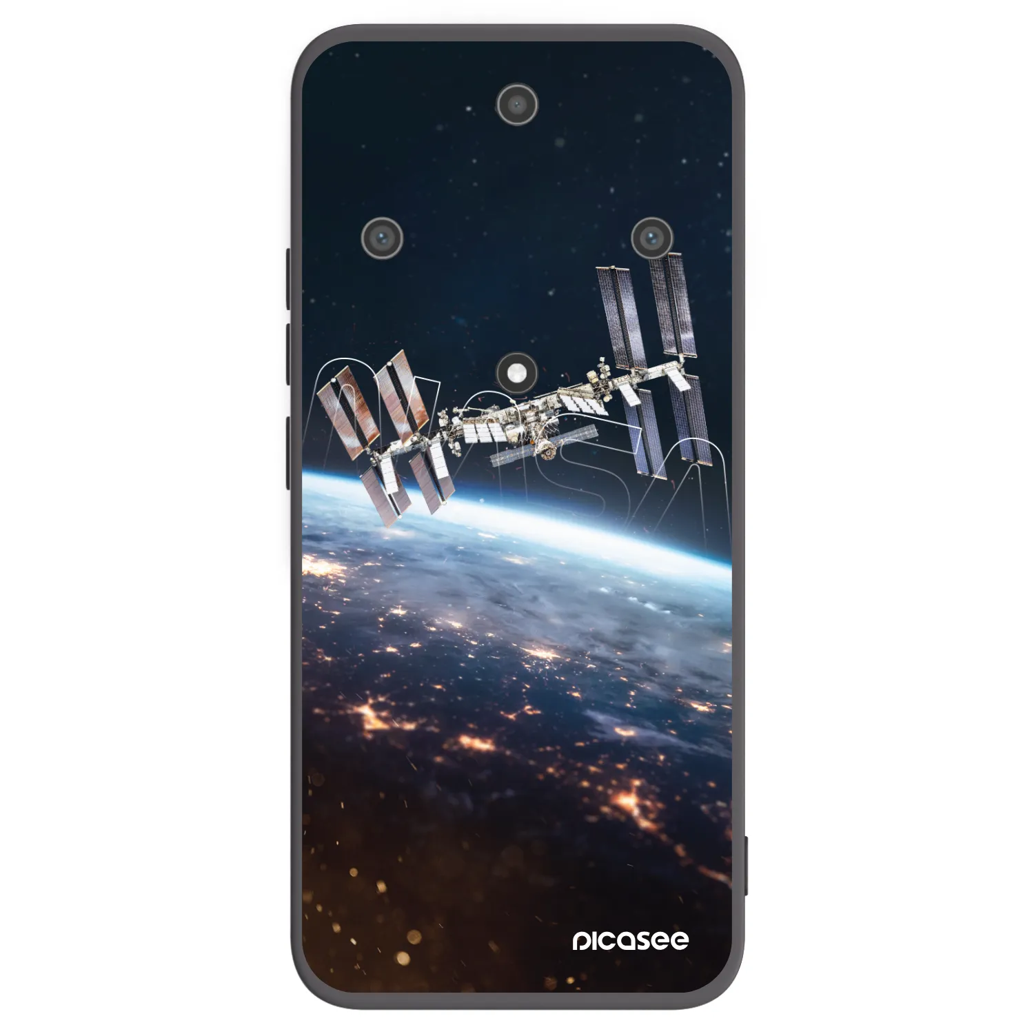Picasee husă neagră din silicon pentru Honor Magic5 Lite 5G - Station
