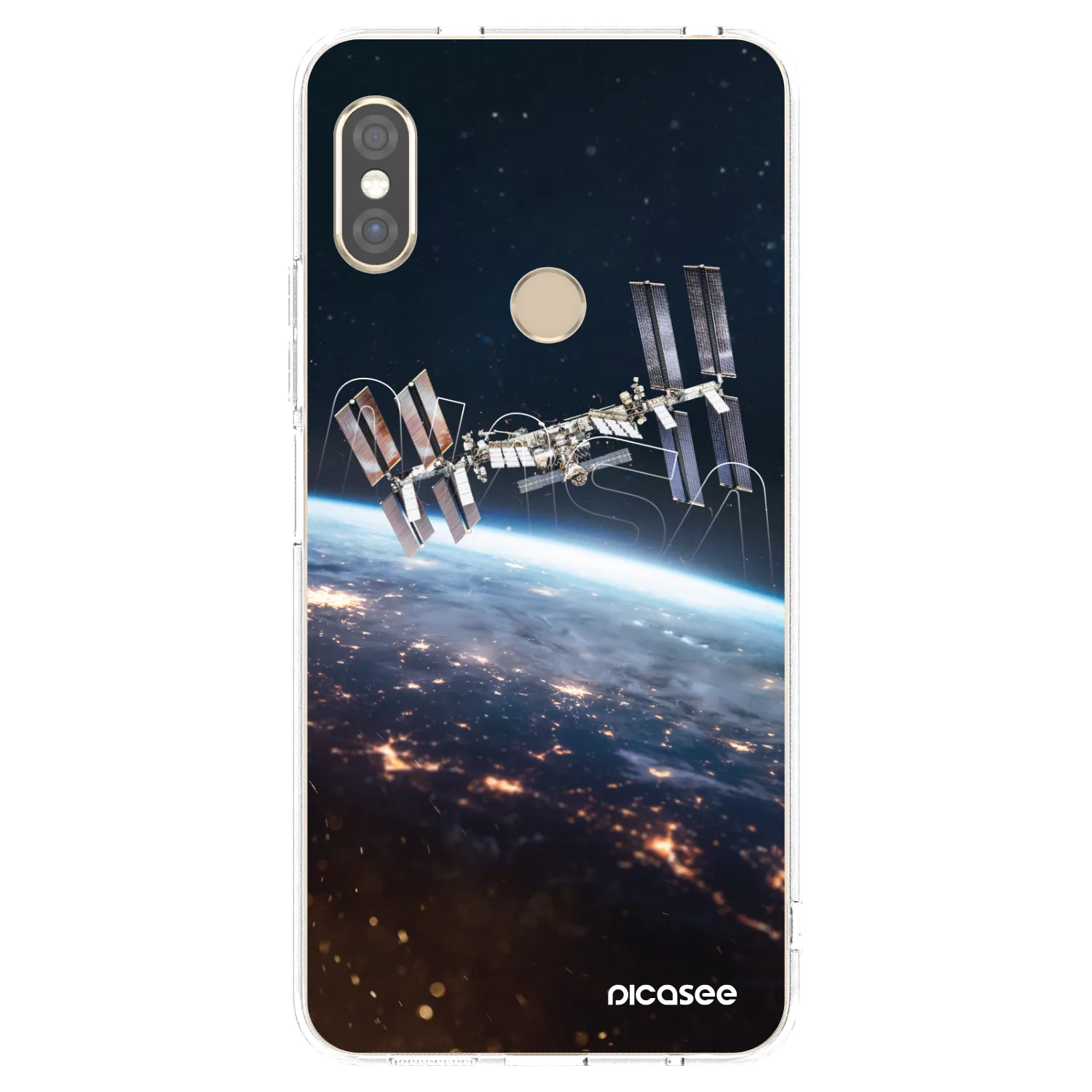 Picasee husă transparentă din silicon pentru Xiaomi Redmi Note 5 Global - Station