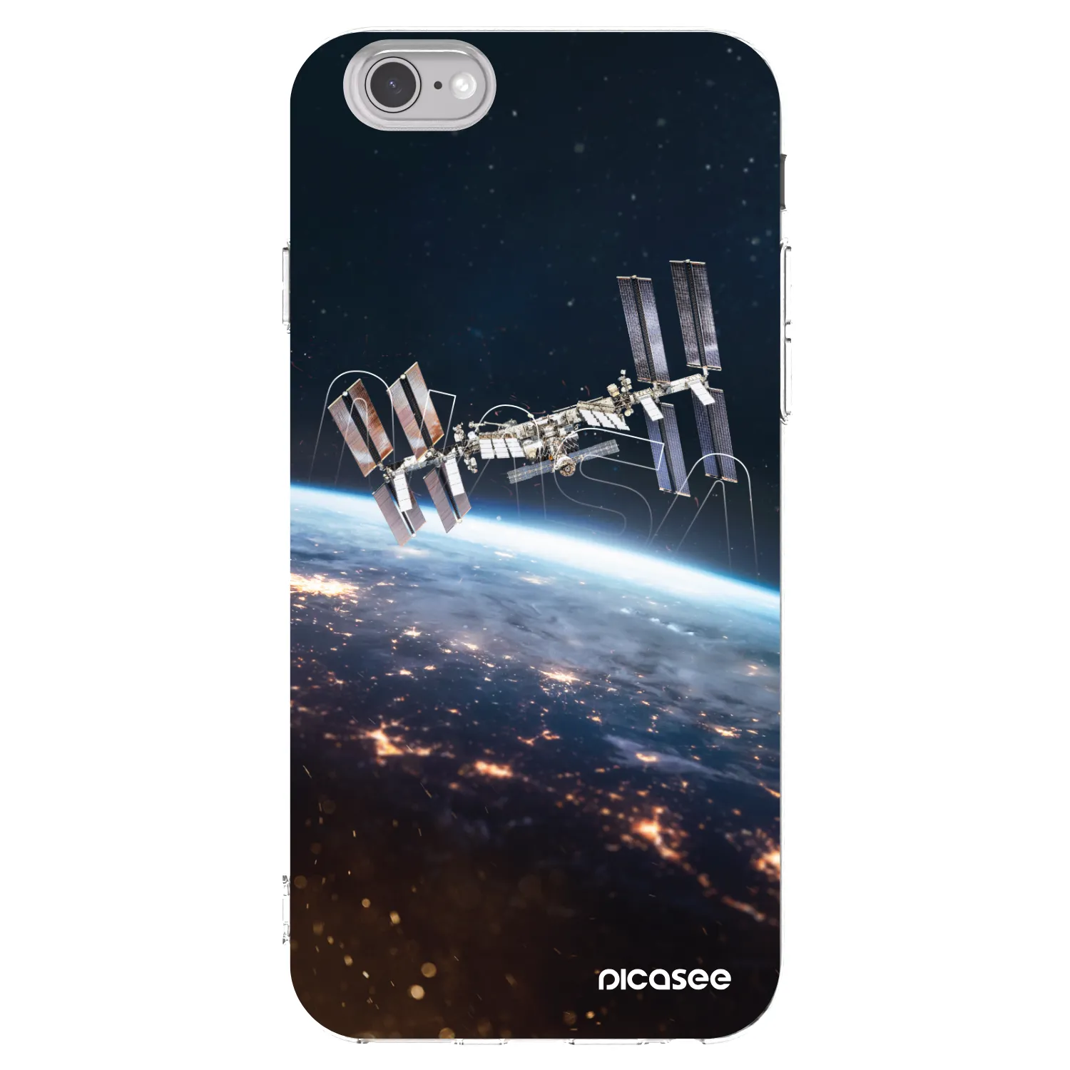 Picasee husă transparentă din silicon pentru Apple iPhone 6/6S - Station