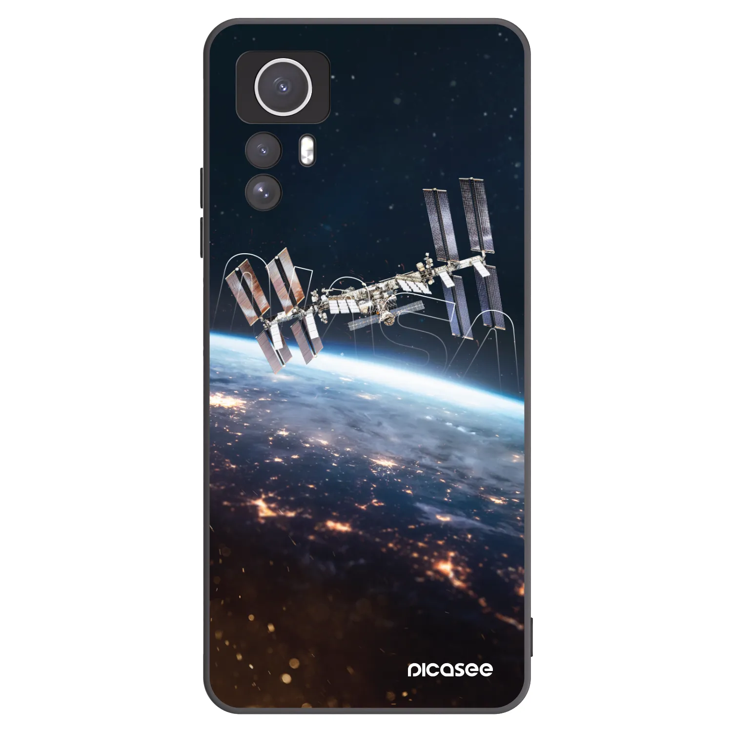 Picasee husă neagră din silicon pentru Xiaomi Redmi Note 12S - Station