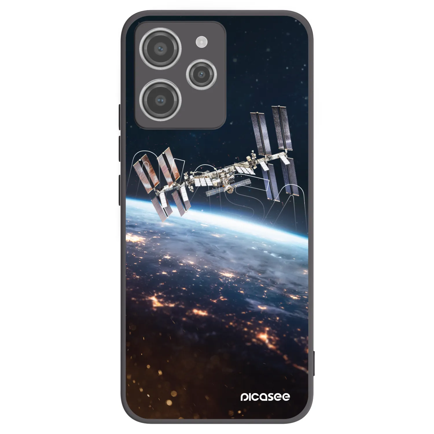 Picasee husă neagră din silicon pentru Xiaomi Redmi 12 4G - Station