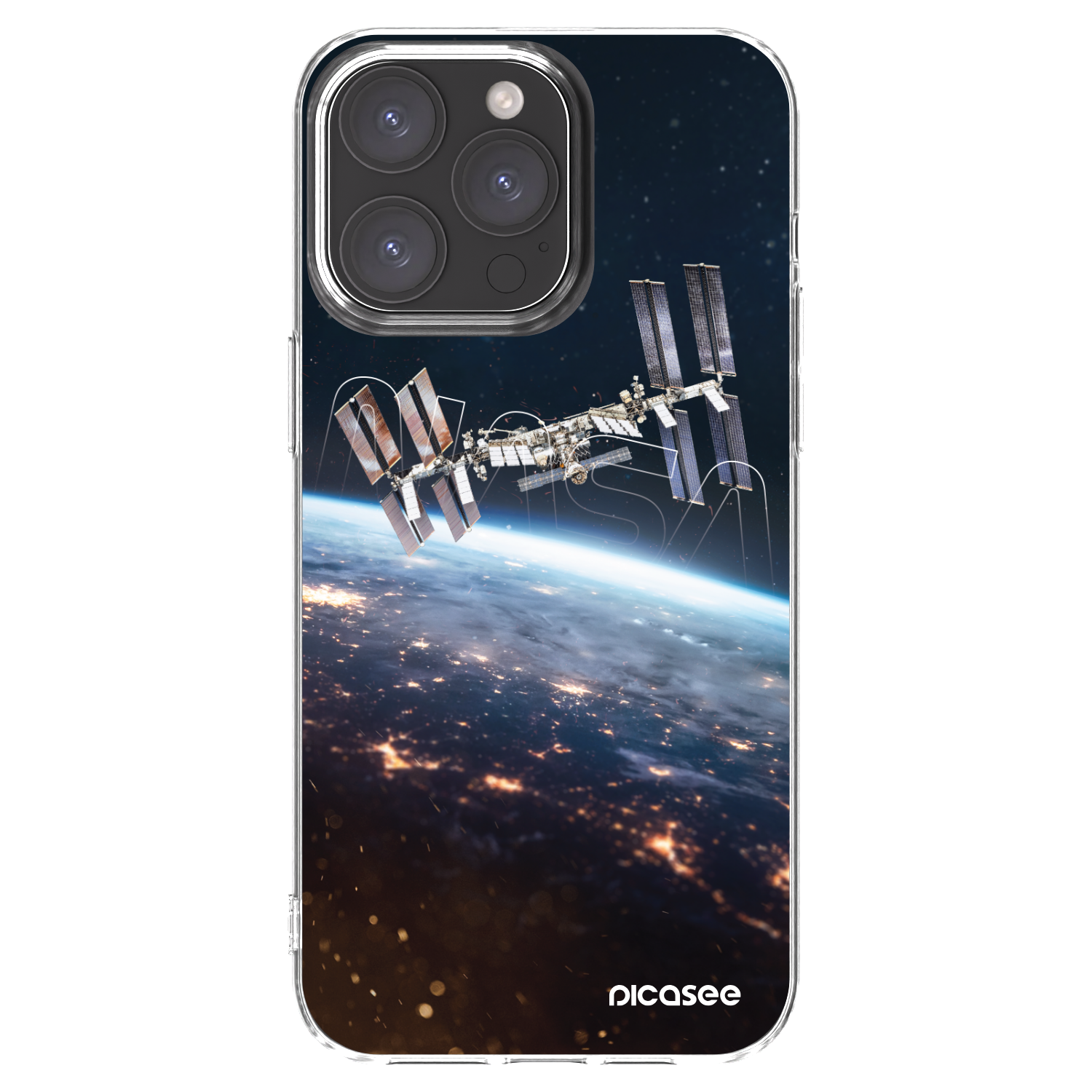 Picasee husă transparentă din silicon pentru Apple iPhone 15 Pro Max - Station