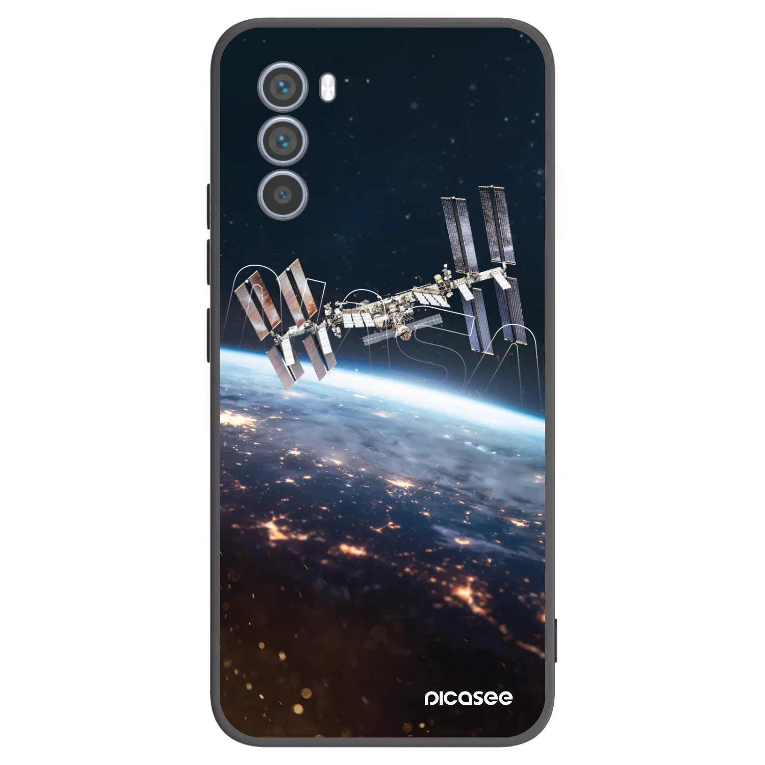 Picasee husă neagră din silicon pentru Motorola Moto G62 - Station