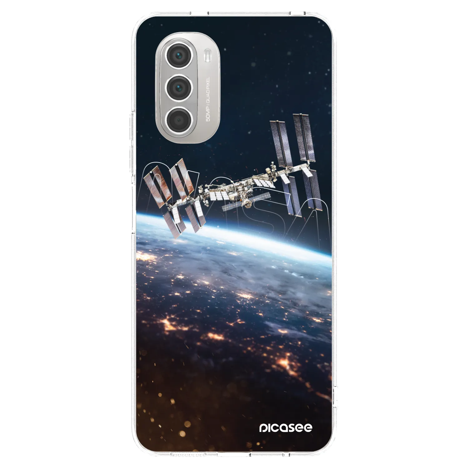 Picasee husă transparentă din silicon pentru Motorola Moto G51 - Station