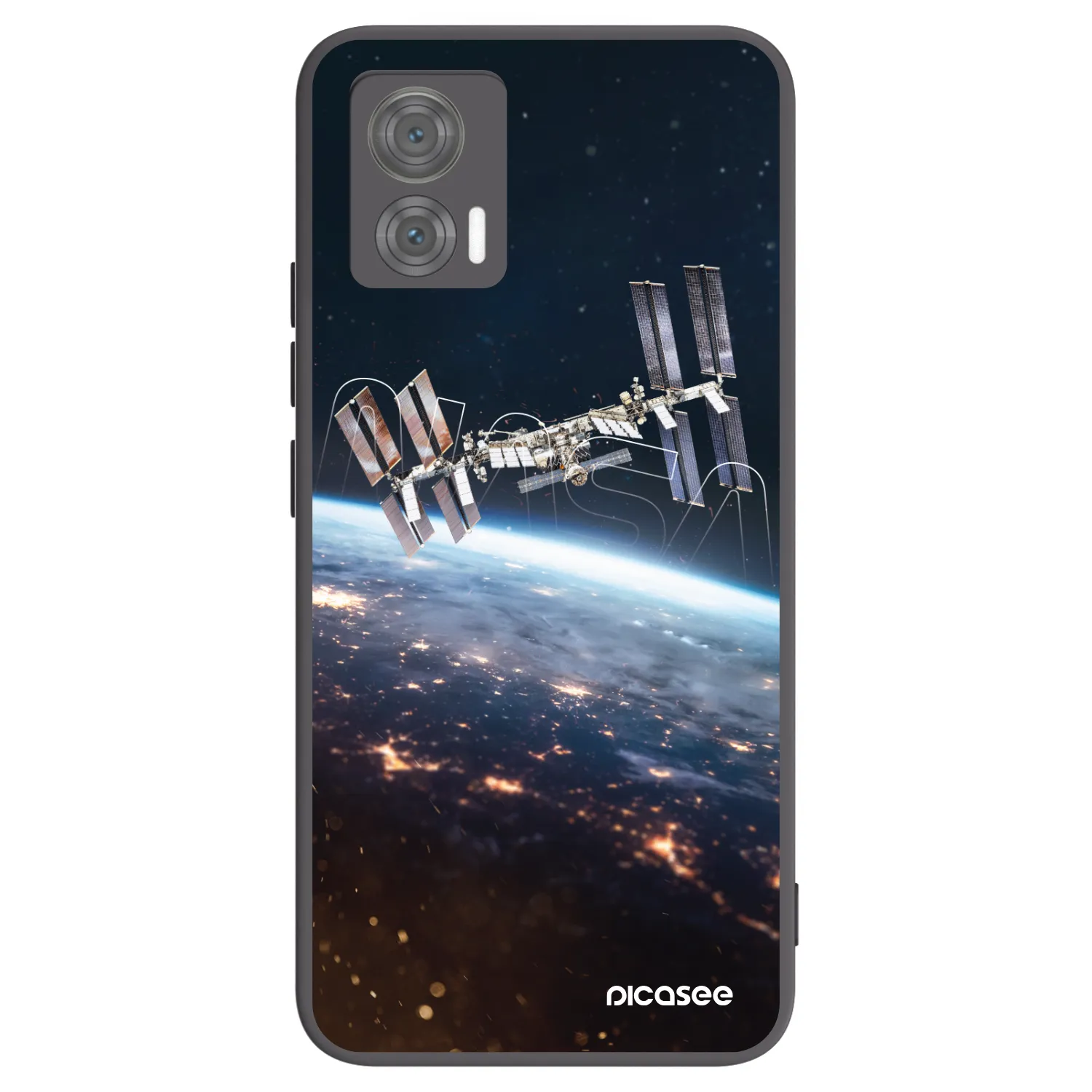Picasee husă neagră din silicon pentru Motorola Edge 30 Neo - Station