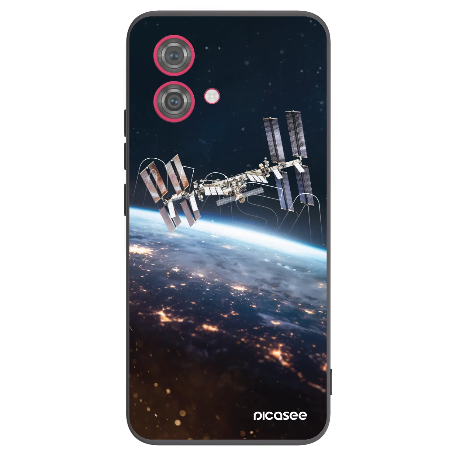 Picasee husă neagră din silicon pentru Motorola Moto G84 5G - Station