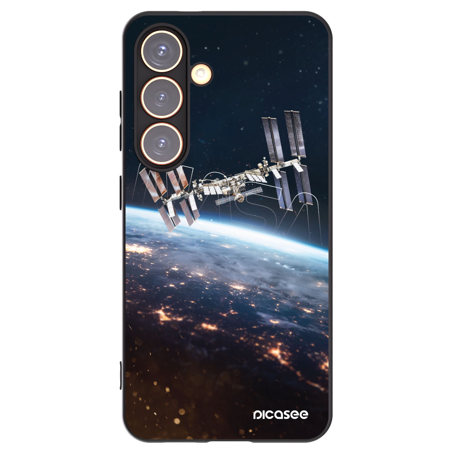 Picasee husă neagră din silicon pentru Samsung Galaxy S24 S921B 5G - Station