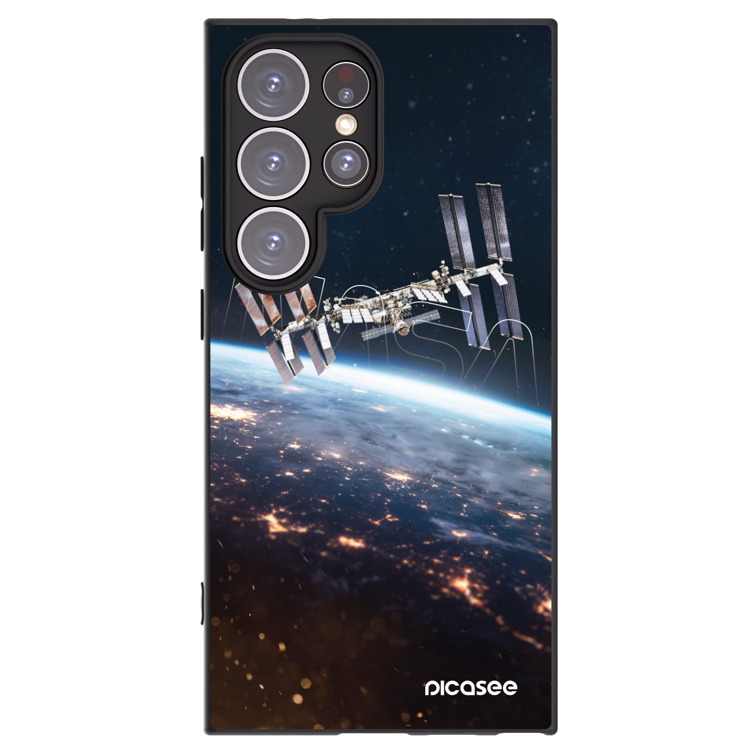 Picasee husă neagră din silicon pentru Samsung Galaxy S24 Ultra S928B 5G - Station
