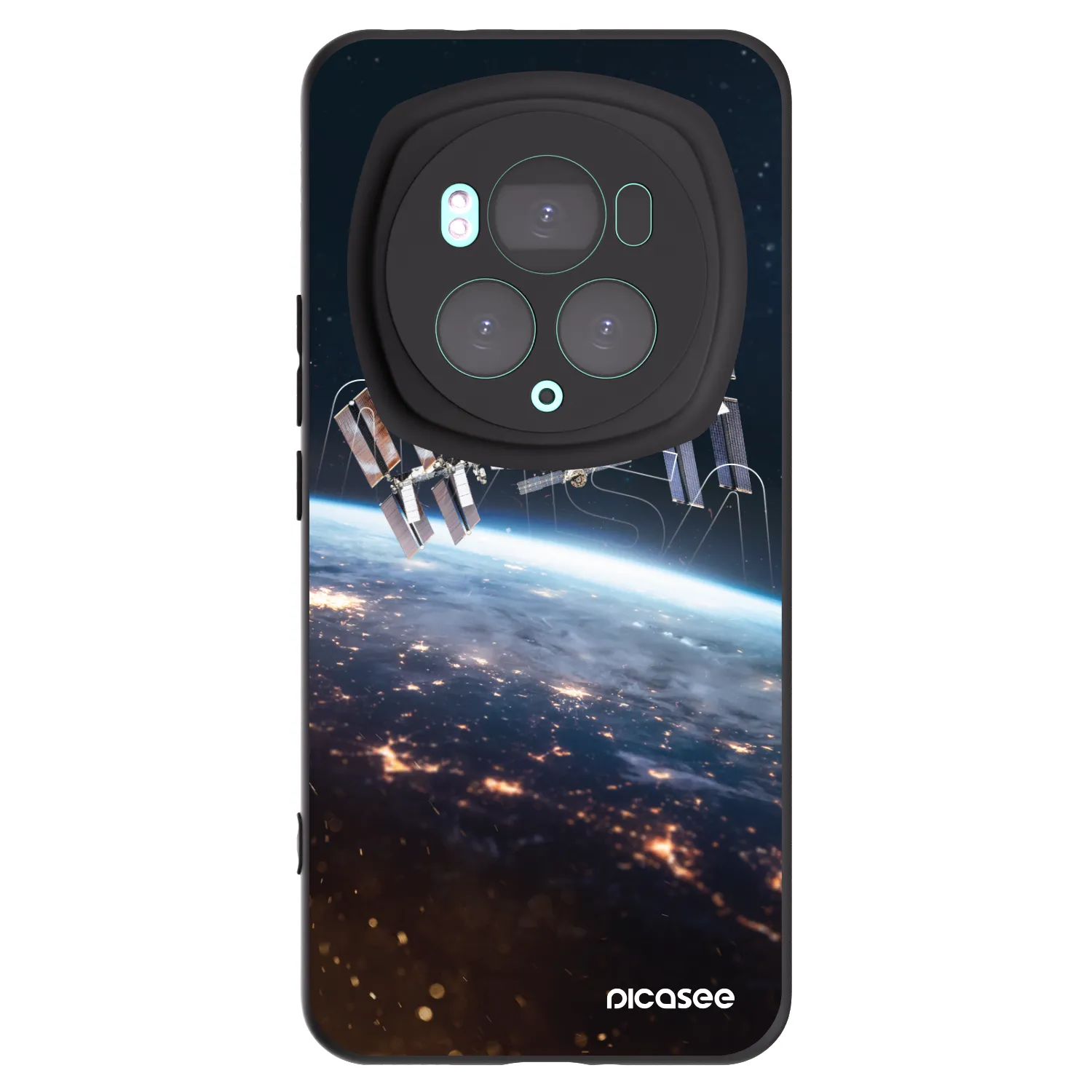 Picasee husă neagră din silicon pentru Honor Magic6 Pro - Station