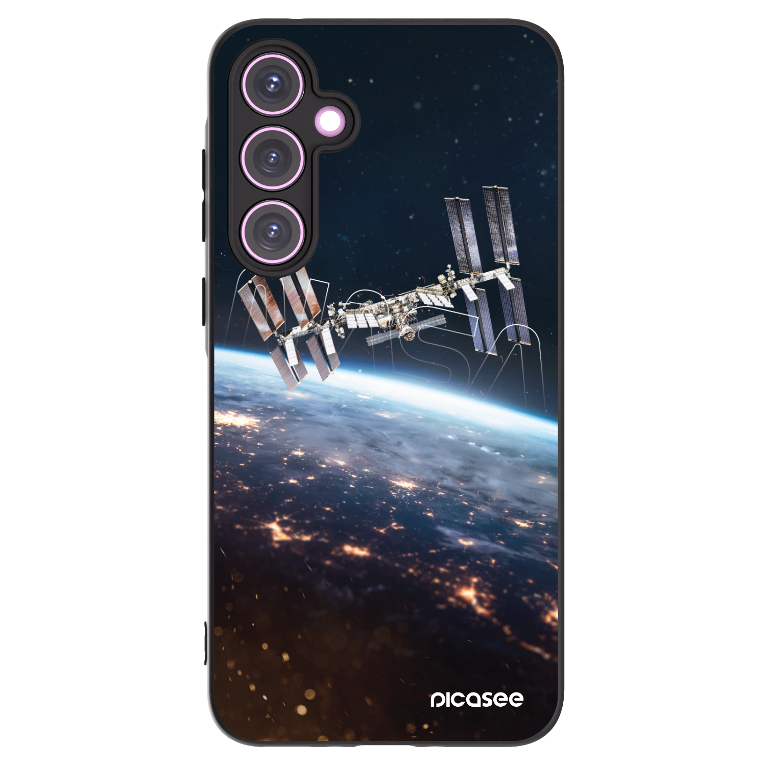 Picasee husă neagră din silicon pentru Samsung Galaxy A35 5G A356B - Station