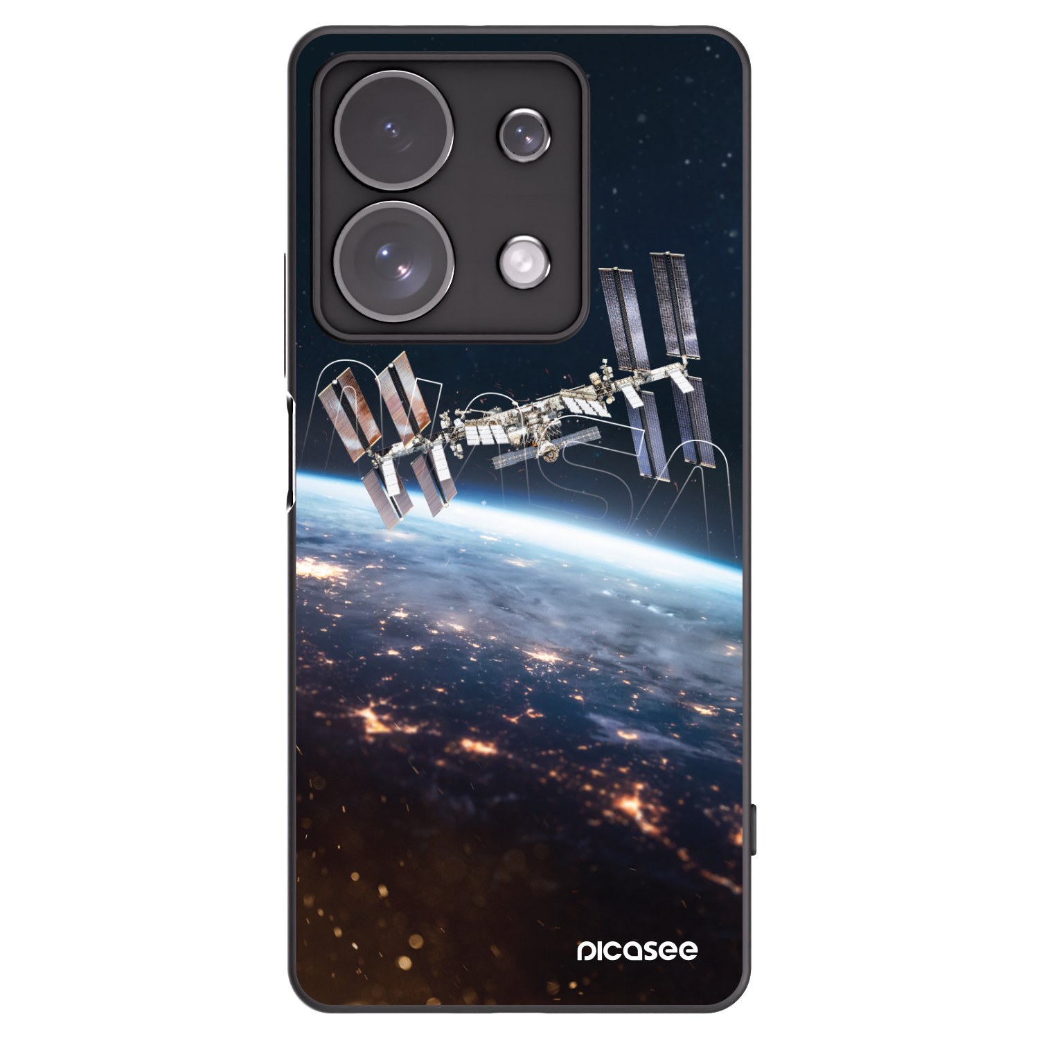 Picasee husă neagră din silicon pentru Xiaomi Redmi Note 13 Pro 4G - Station