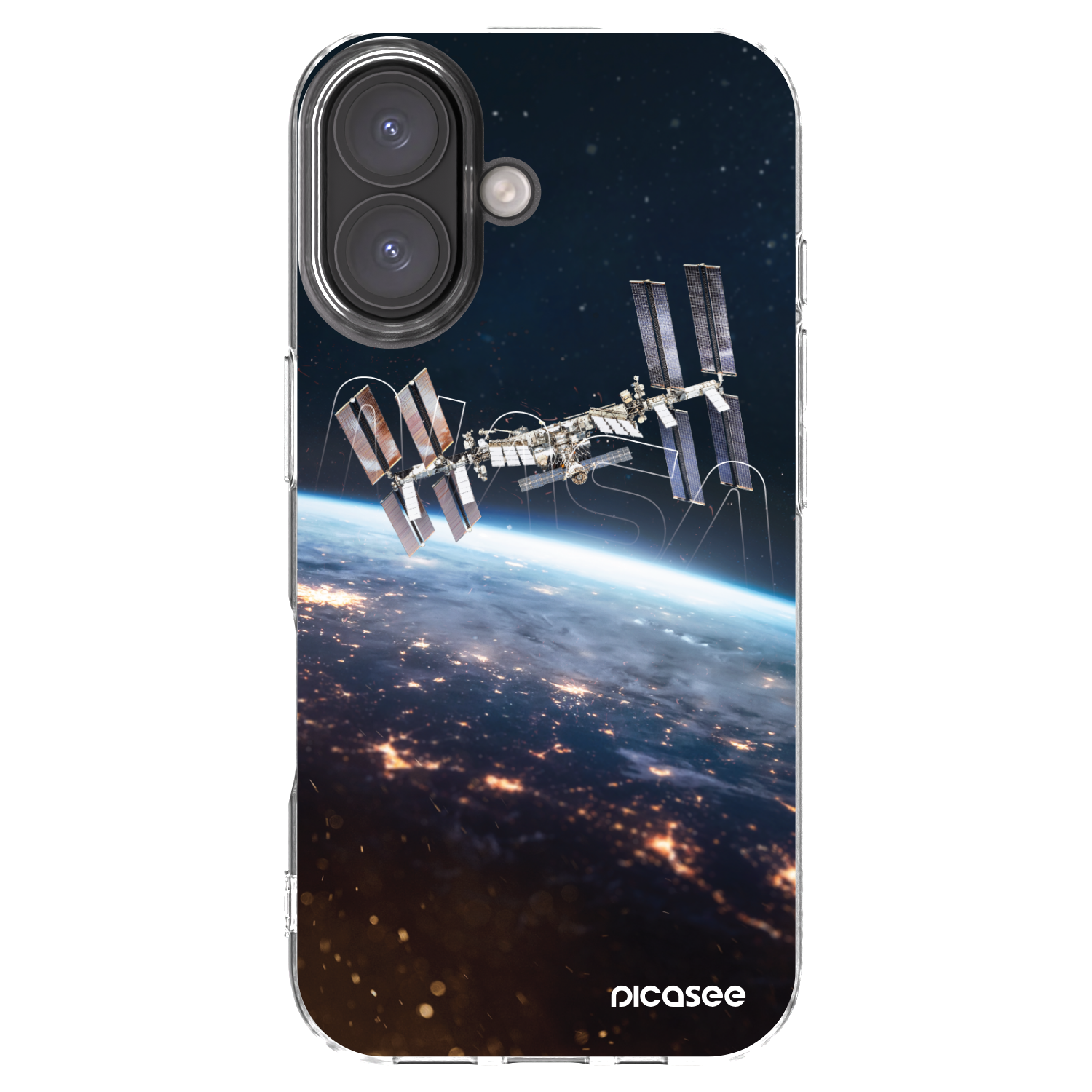 Picasee husă transparentă din silicon pentru Apple iPhone 16 - Station
